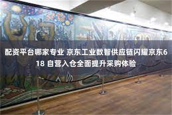 配资平台哪家专业 京东工业数智供应链闪耀京东618 自营入仓全面提升采购体验