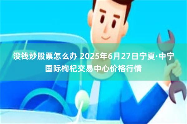 没钱炒股票怎么办 2025年6月27日宁夏·中宁国际枸杞交易中心价格行情