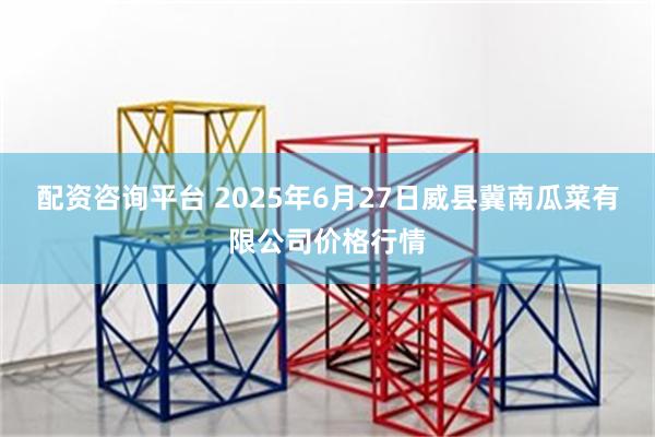 配资咨询平台 2025年6月27日威县冀南瓜菜有限公司价格行情